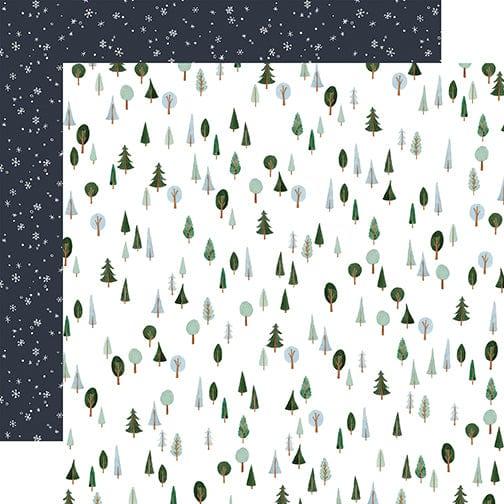 Winter Market Collection I Love Winter 12 x 12 Double-Sided Scrapbook Paper by Carta Bella - Scrapbook Supply Companies