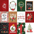 Happy Christmas Collection 3 x 4 Journaling Cards 12 x 12 Double-Sided Scrapbook Paper by Carta Bella - Scrapbook Supply Companies