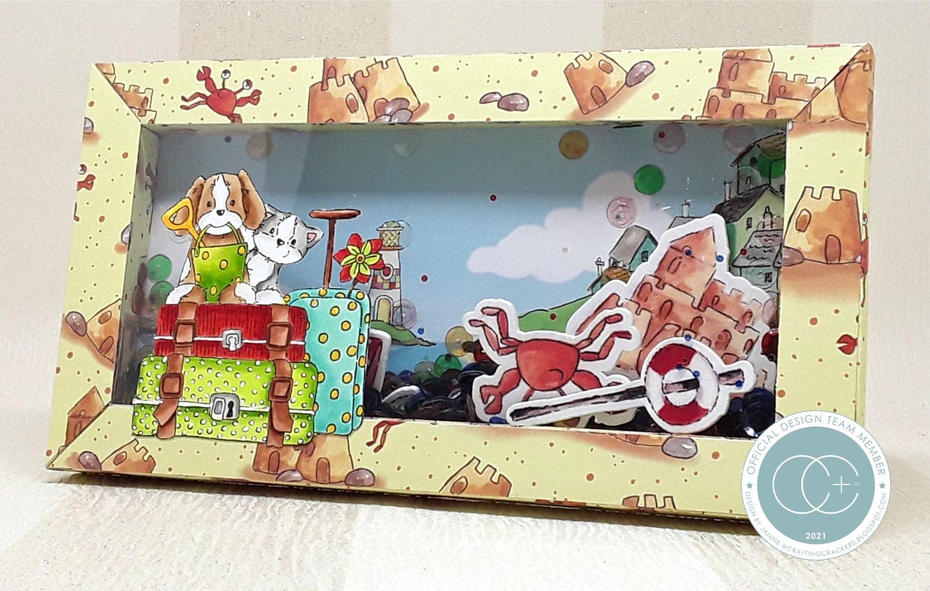 Sandy Paws Collection 3D Decoupage Scrapbook Embellishments by Craft Consortium - Scrapbook Supply Companies