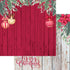 Country Christmas Watercolor Collection Merry Christmas 12 x 12 Double-Sided Scrapbook Paper by SSC Designs