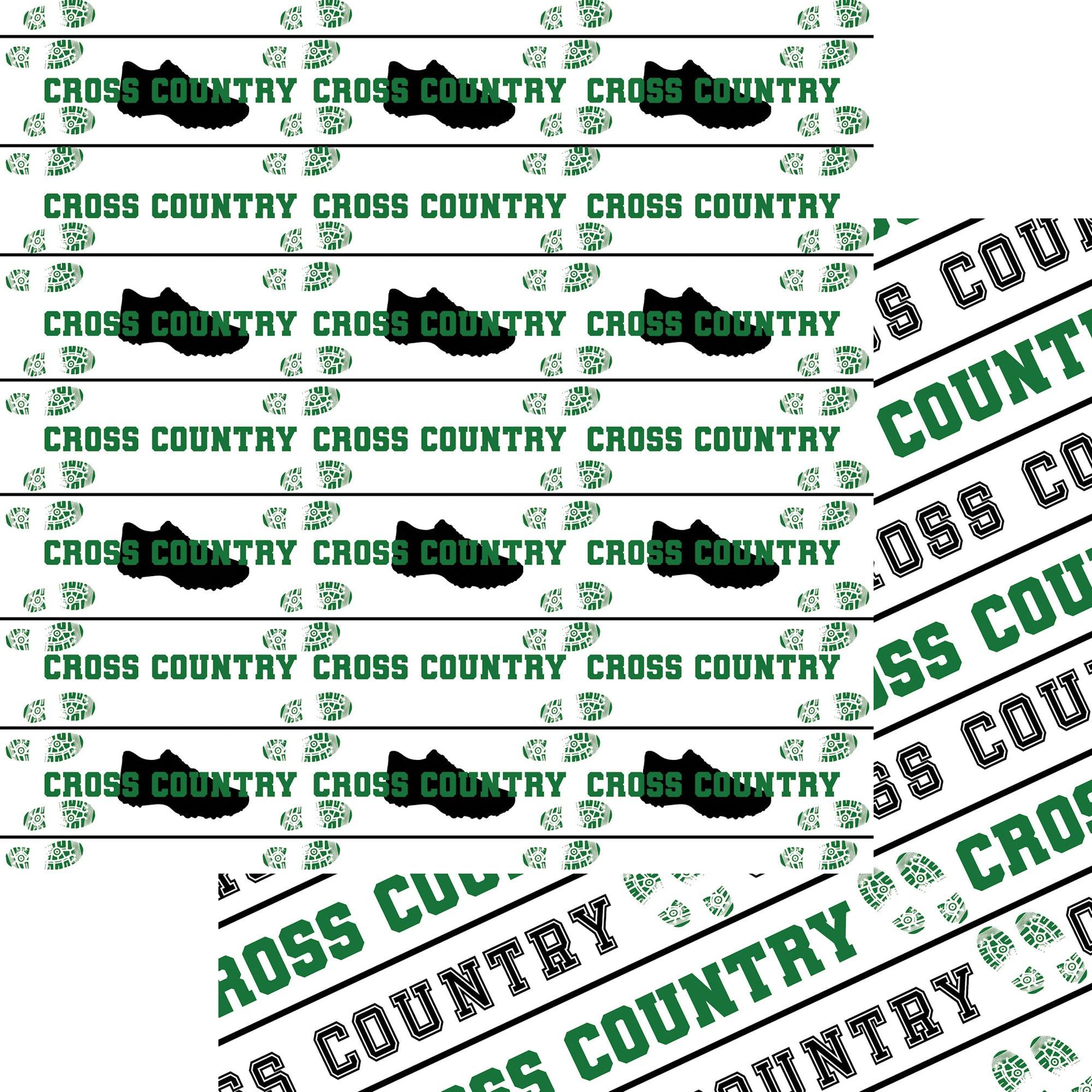 Cross Country Collection Collage 12 x 12 Double-Sided Scrapbook Paper by SSC Designs