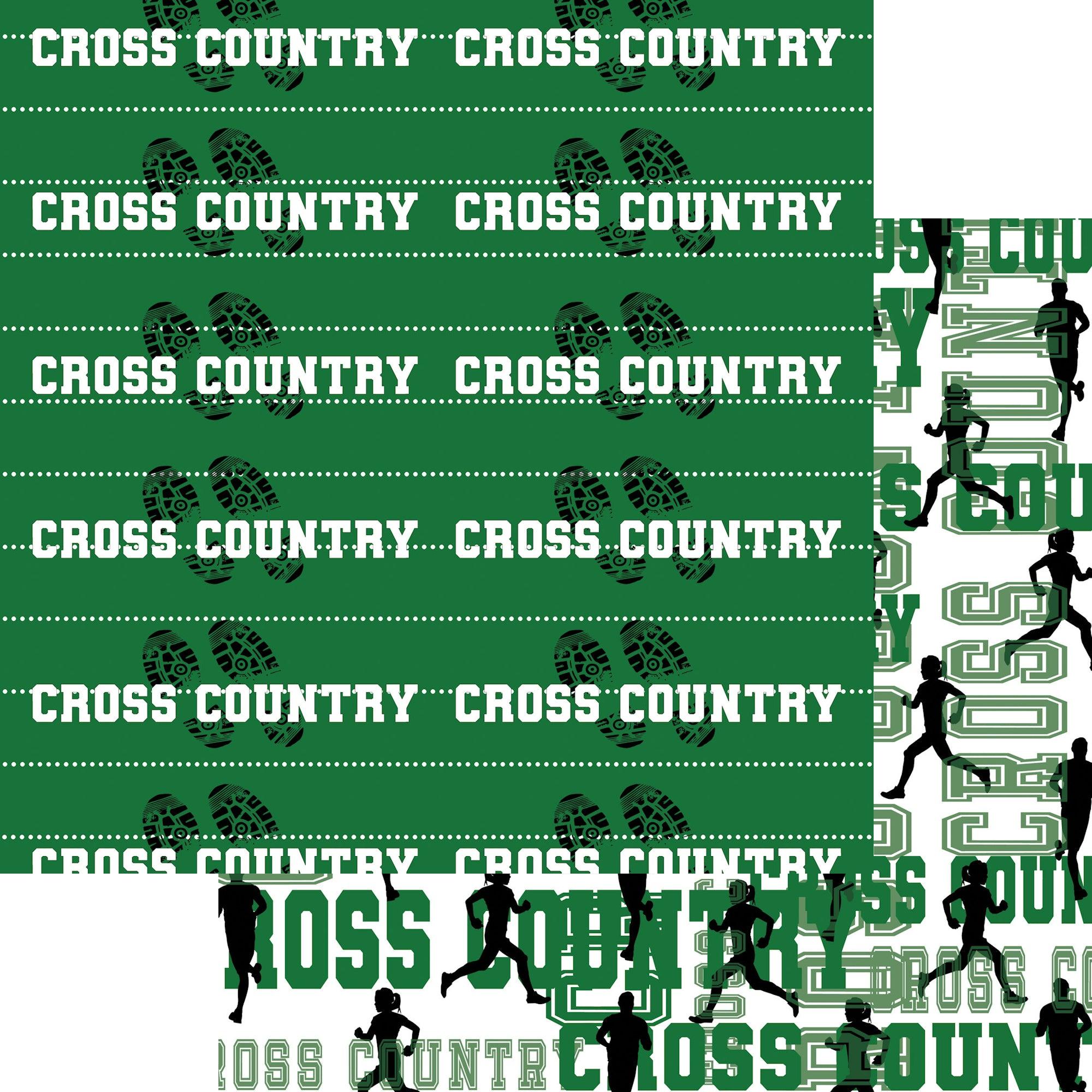 Cross Country Collection Words 12 x 12 Double-Sided Scrapbook Paper by SSC Designs