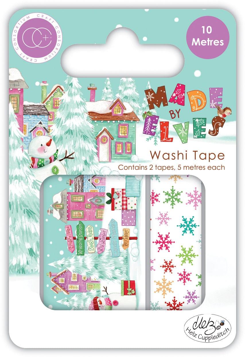 Made By Elves Collection Washi Tape by Craft Consortium - 10 Meters - Scrapbook Supply Companies