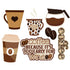 Coffee Lover Collection Laser Cut Scrapbook Ephemera Embellishments by SSC Designs - Scrapbook Supply Companies