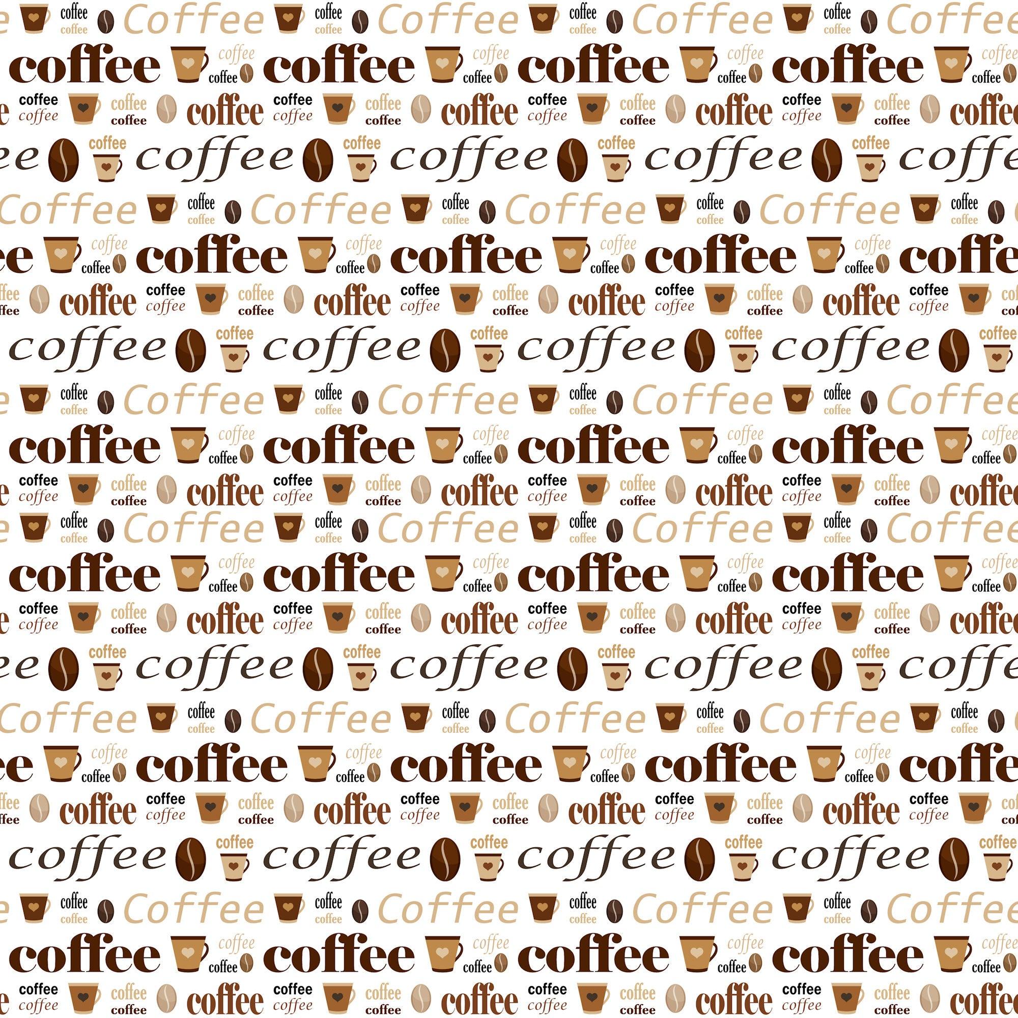 Coffee Lover Collection Oh Beans 12 x 12 Double-Sided Scrapbook Paper by SSC Designs - Scrapbook Supply Companies