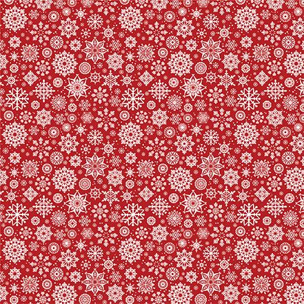Christmas Magic Collection Swirling Snowflakes 12 x 12 Double-Sided Scrapbook Paper by Echo Park Paper - Scrapbook Supply Companies