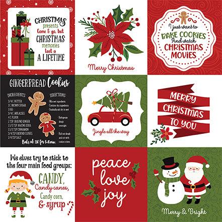 Christmas Salutations No. 2: 4x4 Journaling Cards 12x12 Patterned Paper -  Echo Park Paper Co.