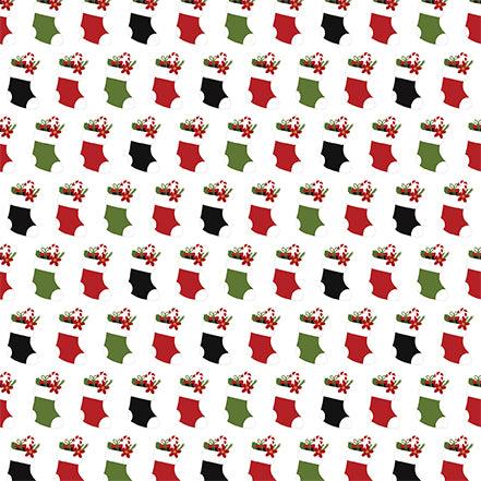 Christmas Magic Collection Stuffing Stockings 12 x 12 Double-Sided Scrapbook Paper by Echo Park Paper - Scrapbook Supply Companies