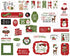 Christmas Magic Collection 5 x 5 Scrapbook Ephemera Die Cuts by Echo Park Paper - Scrapbook Supply Companies