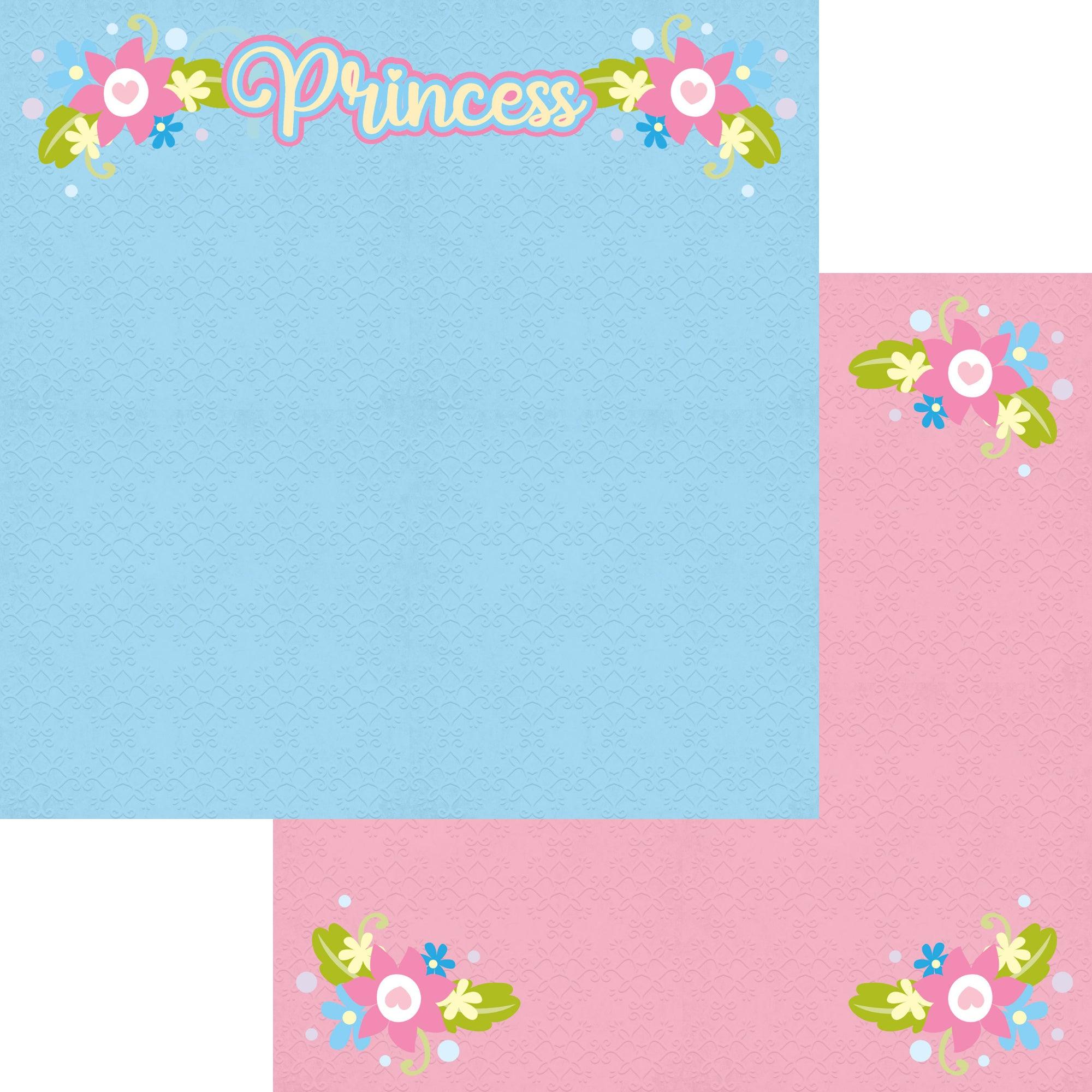 Cinderella Collection Princess 12 x 12 Double-Sided Scrapbook Paper by SSC Designs