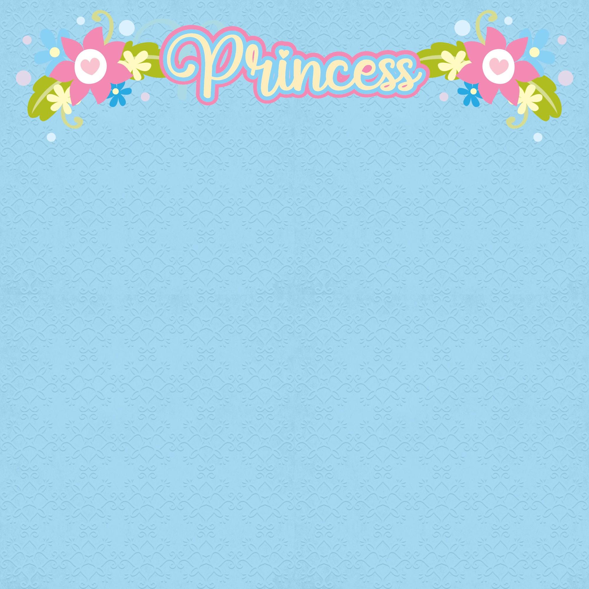 Cinderella Collection Princess 12 x 12 Double-Sided Scrapbook Paper by SSC Designs
