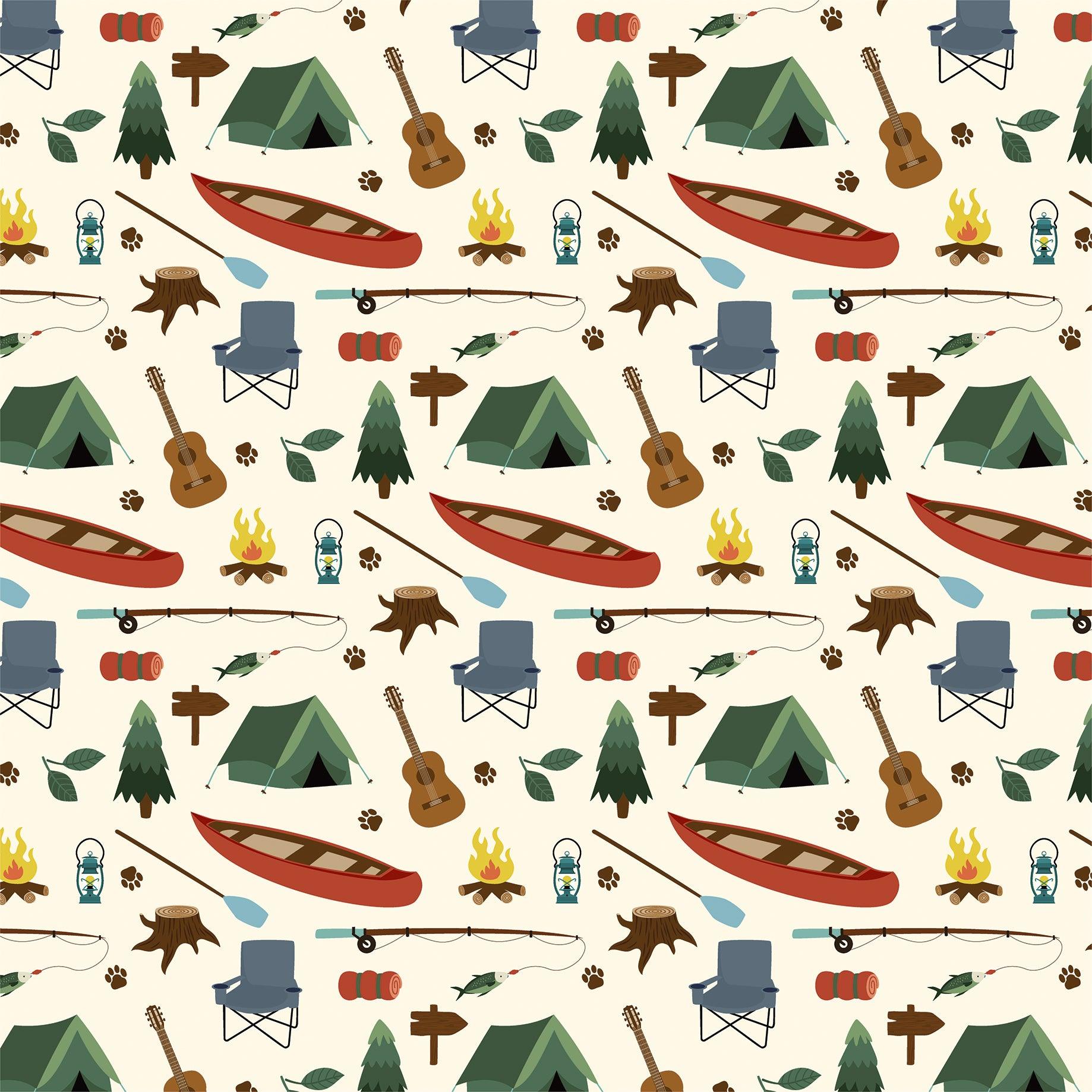 Call Of The Wild Collection The Wild Life 12 x 12 Double-Sided Scrapbook Paper by Echo Park Paper - Scrapbook Supply Companies