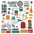 Campus Life Collection Male 12 x 12 Cardstock Scrapbook Sticker Sheet by Photo Play Paper