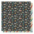 Campus Life Collection Study Hard 12 x 12 Double-Sided Scrapbook Paper by Photo Play Paper
