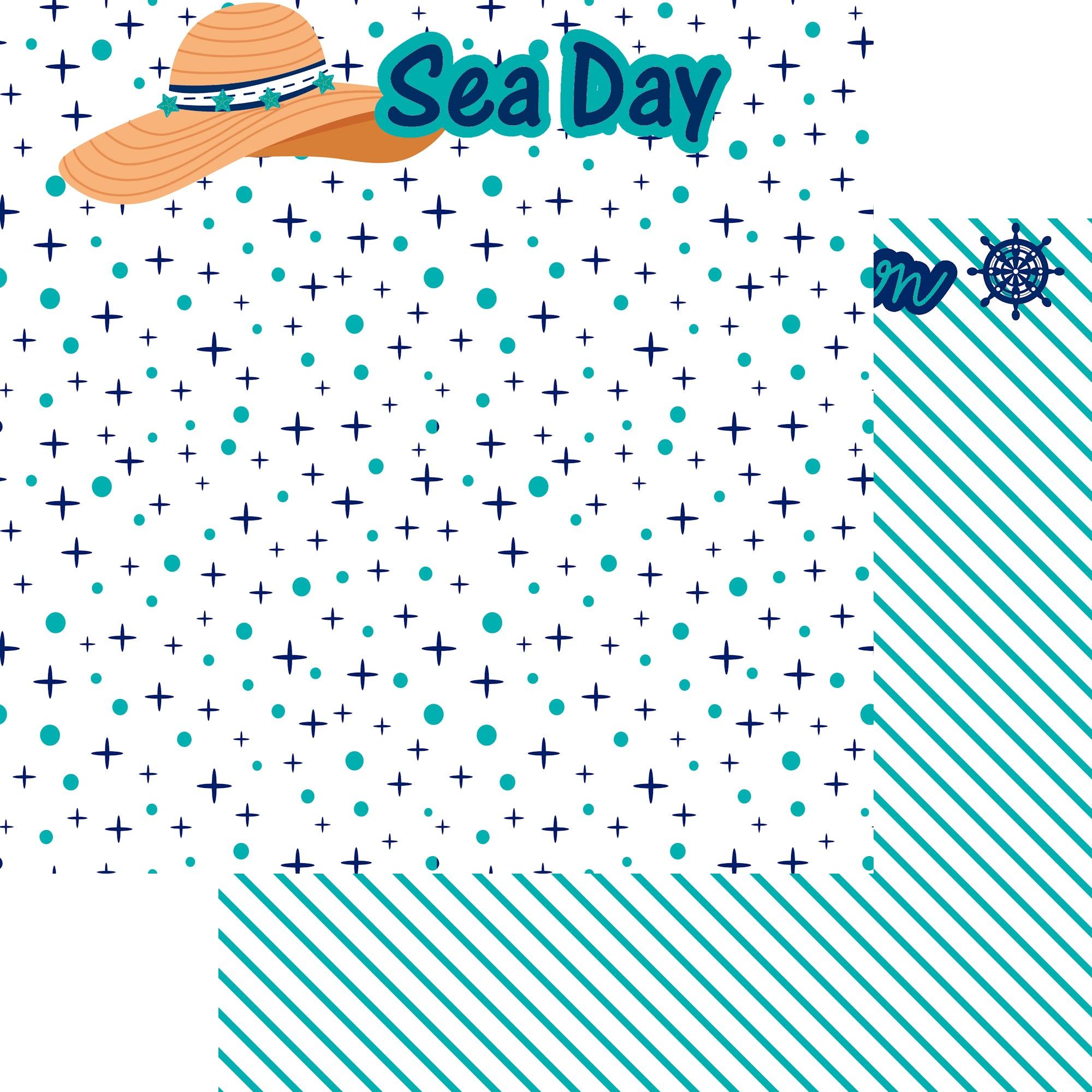 Cruise Collection Shore Excursion 12 x 12 Double-Sided Scrapbook Paper by SSC Designs