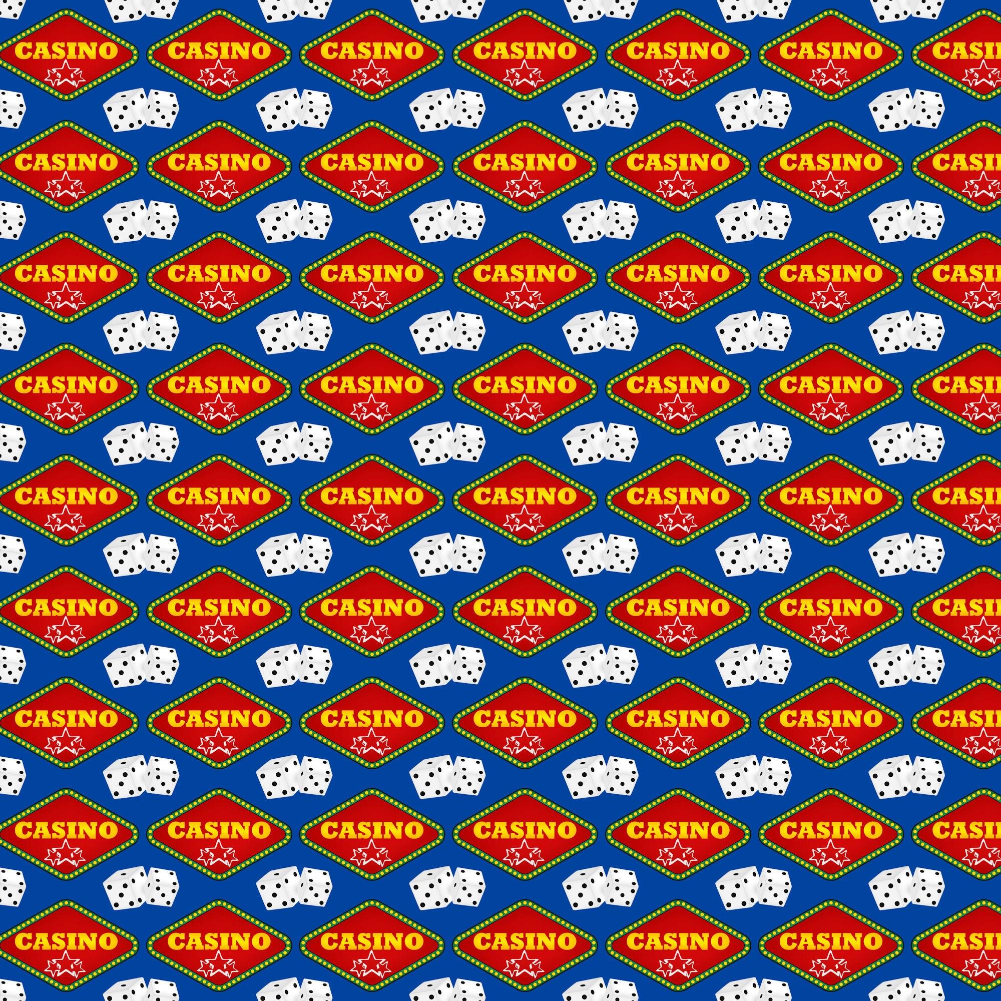 Casino Collection Dice 12 x 12 Double-Sided Scrapbook Paper by SSC Designs
