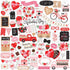 Cupid & Co Collection 12 x 12 Scrapbook Sticker Sheet by Echo Park Paper - Scrapbook Supply Companies