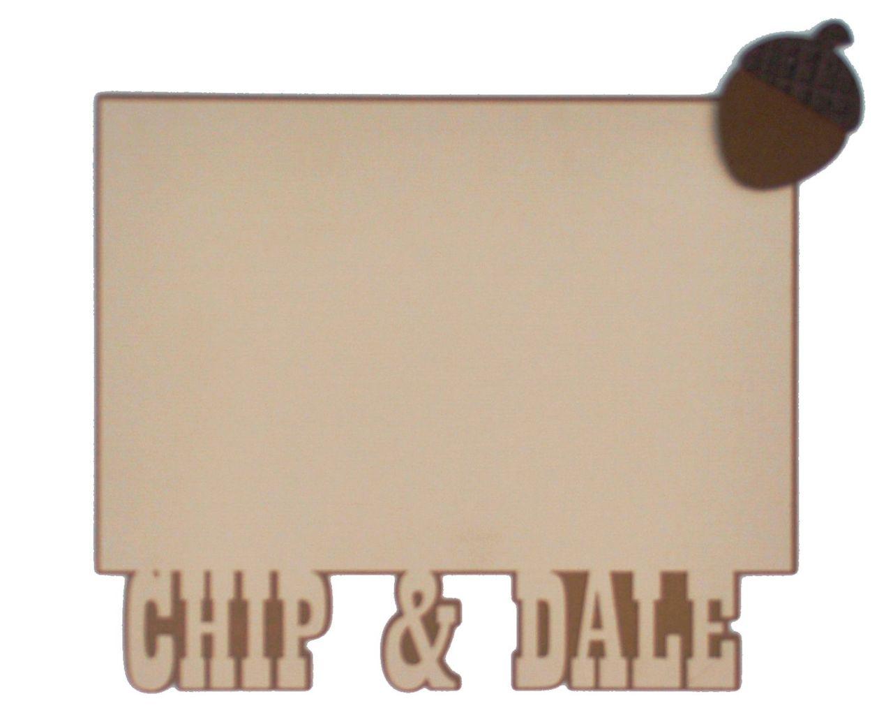 Disneyana Collection Goofy & Chip and Dale Embellished 4 x 6 Photo Mats by SSC Laser Designs