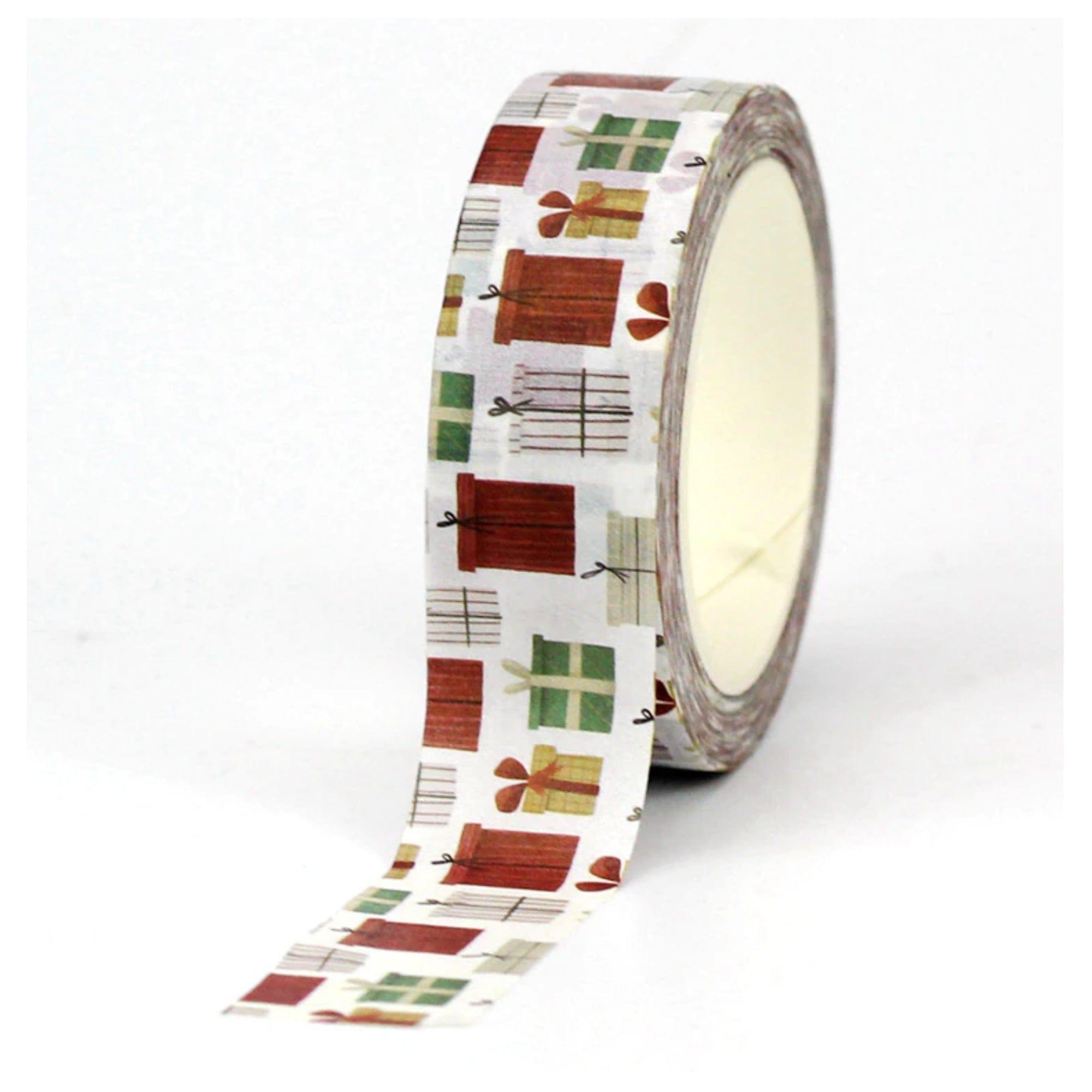 TW Collection Christmas Presents Washi Tape by SSC Designs - 15mm x 30 Feet - Scrapbook Supply Companies