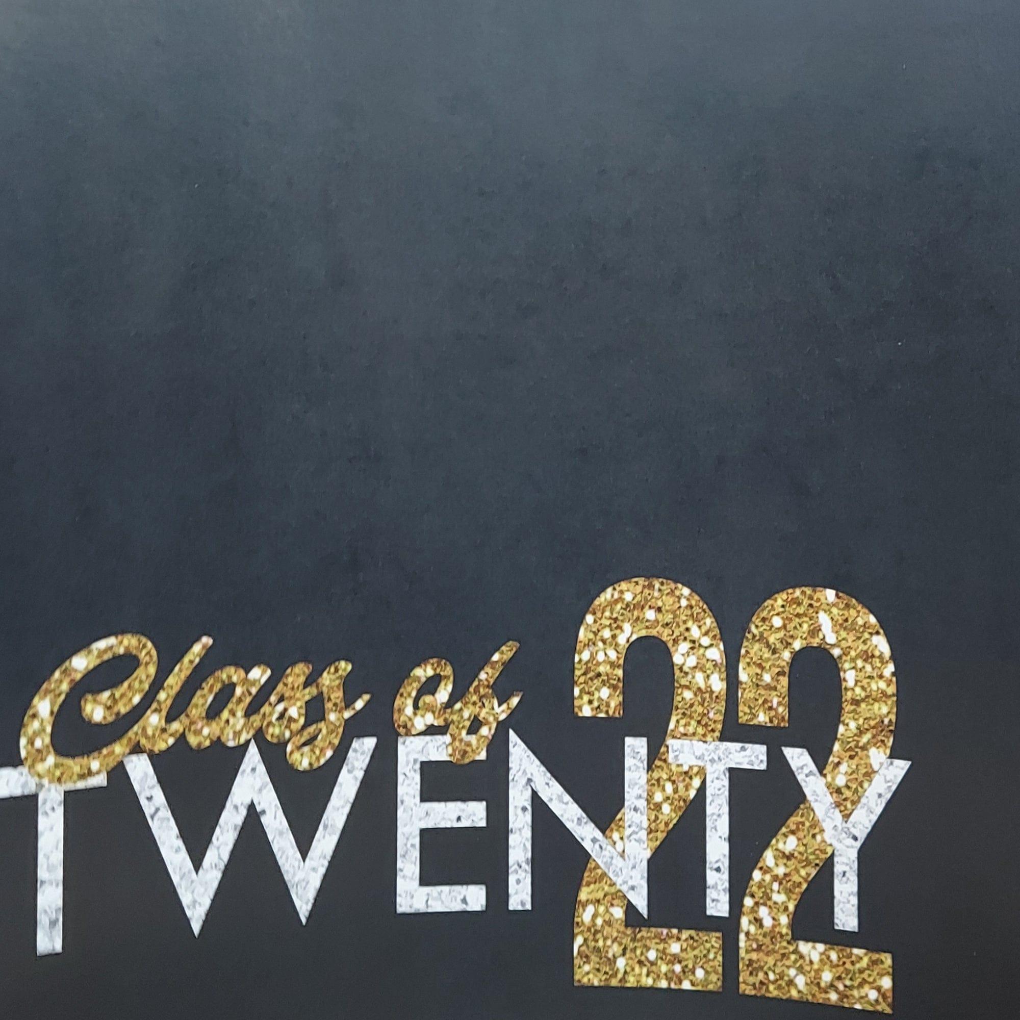 Graduation Sparkle Collection Class Of 2022 12 x 12 Scrapbook Paper by Scrapbook Customs