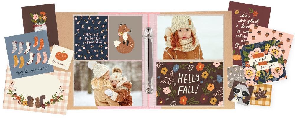 Cozy Days Collection Sweaters & Boots 12 x 12 Double-Sided Scrapbook Paper by Simple Stories - Scrapbook Supply Companies