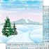 Winter Adventure Collection Cross Country Skiing 12 x 12 Double-Sided Scrapbook Paper by Scrapbook Customs