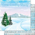 Winter Adventure Collection Cross Country Skiing 12 x 12 Double-Sided Scrapbook Paper by Scrapbook Customs - Scrapbook Supply Companies