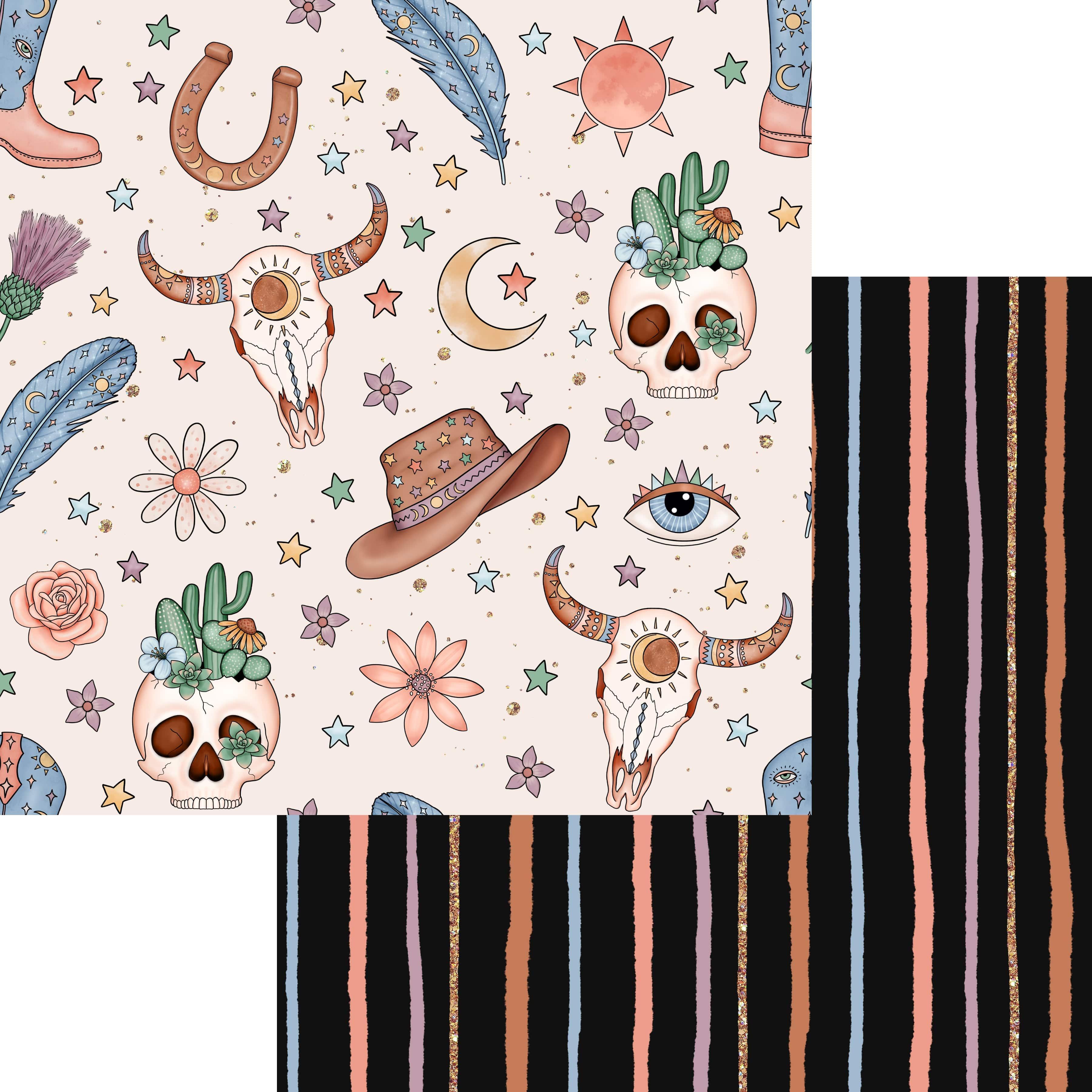 Gaynor Carradice's Desert Dreams Collection Scrapbook Paper & Ephemera Kit by SSC Designs - Scrapbook Supply Companies