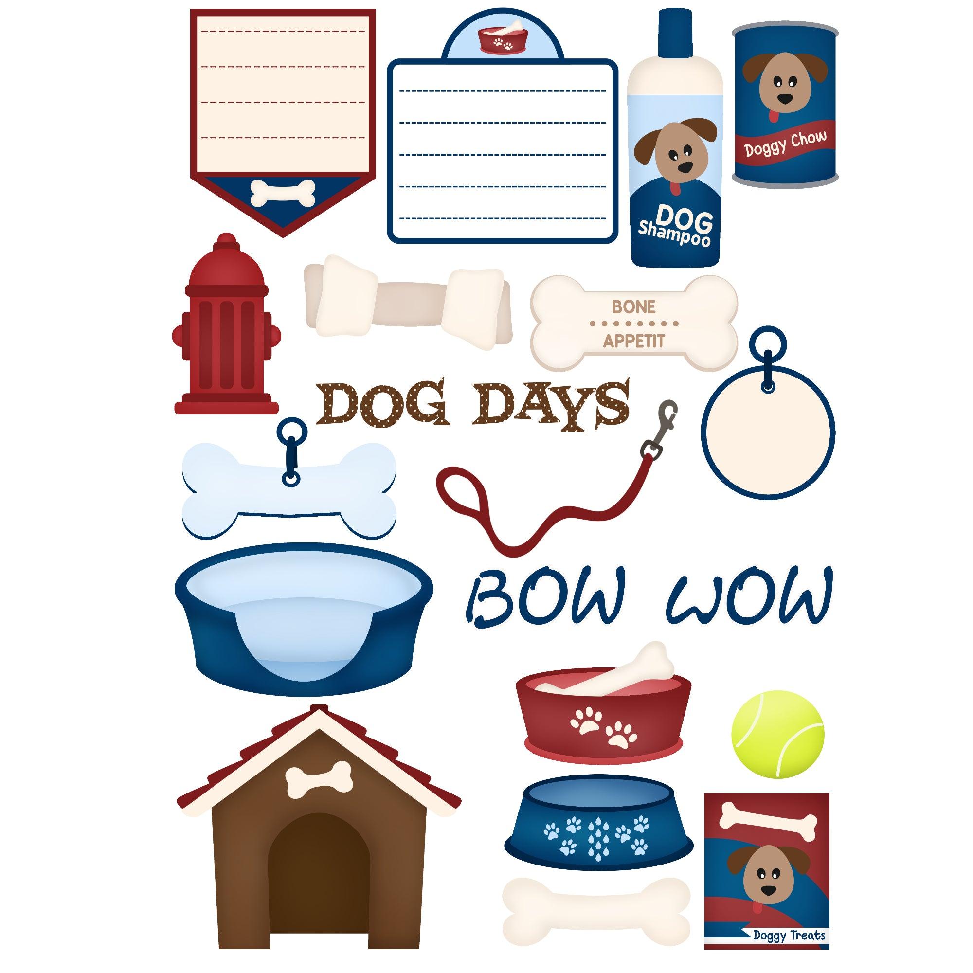 Dog Days 12 x 12 Scrapbook Paper & Embellishment Kit by SSC Designs - Scrapbook Supply Companies