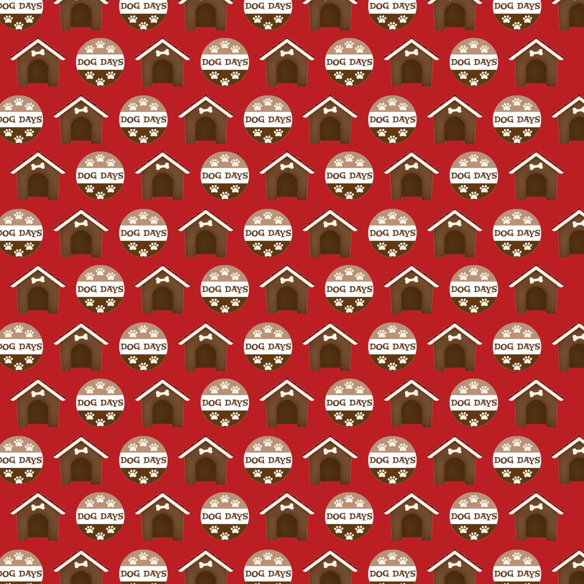 Dog Days Collection Dog Days 12 x 12 Double-Sided Scrapbook Paper by SSC Designs