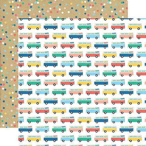 Dive into Summer 13-Piece Collection Kit by Echo Park Paper-12 Papers, 1 Sticker - Scrapbook Supply Companies