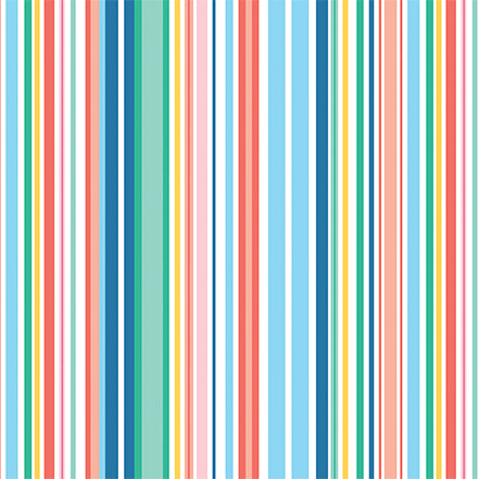 Dive Into Summer Collection Sandcastle Kingdom 12 x 12 Double-Sided Scrapbook Paper by Echo Park Paper