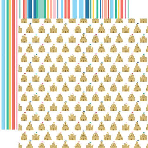 Dive into Summer 13-Piece Collection Kit by Echo Park Paper-12 Papers, 1 Sticker - Scrapbook Supply Companies