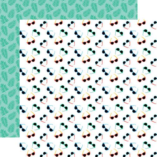 Dive into Summer 13-Piece Collection Kit by Echo Park Paper-12 Papers, 1 Sticker - Scrapbook Supply Companies