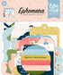 Day In The Life Collection 5 x 5 Scrapbook Ephemera Die Cuts by Echo Park Paper - Scrapbook Supply Companies