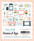 Day In The Life Collection 5 x 5 Scrapbook Tags & Frames Die Cuts by Echo Park Paper - Scrapbook Supply Companies