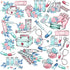 Phantasia Design's Doctors & Nurses 12 x 12 Scrapbook Paper & Embellishment Kit by SSC Designs - Scrapbook Supply Companies