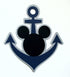Disneyana Icon Fully-Assembled 5 x 6 Cruise Anchor Laser Cut Scrapbook Embellishment by SSC Laser Designs