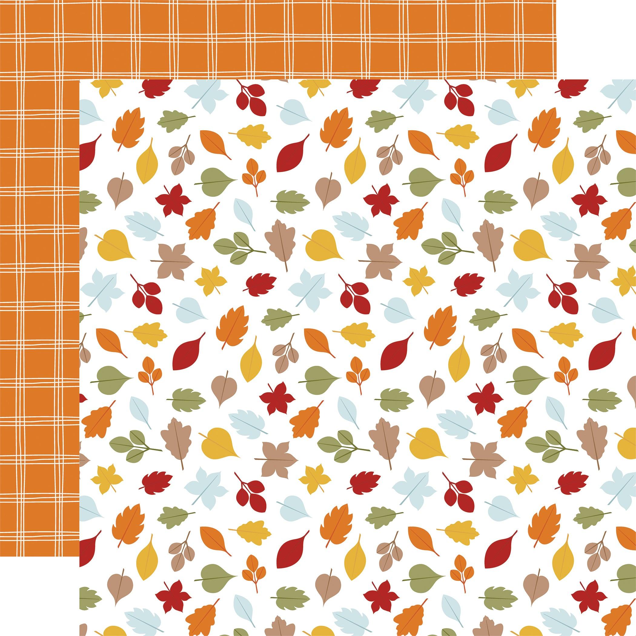 Fall Fever Collection Falling For Fall 12 x 12 Double-Sided Scrapbook Paper by Echo Park Paper