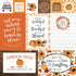 Fall Collection Multi Journaling Cards 12 x 12 Double-Sided Scrapbook Paper by Echo Park Paper - Scrapbook Supply Companies