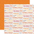 Fall Collection Fall Phrases 12 x 12 Double-Sided Scrapbook Paper by Echo Park Paper - Scrapbook Supply Companies