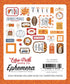 Fall Collection 5 x 5 Scrapbook Ephemera Die Cuts by Echo Park Paper - Scrapbook Supply Companies