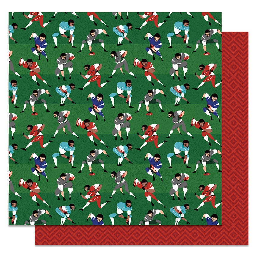 MVP Football Collection 12 x 12 Paper & Sticker Collection Pack by Photo Play Paper