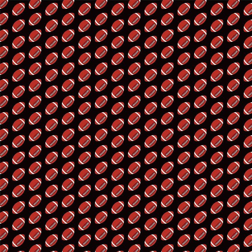 MVP Football Collection End Zone 12 x 12 Double-Sided Scrapbook Paper by Photo Play Paper - Scrapbook Supply Companies
