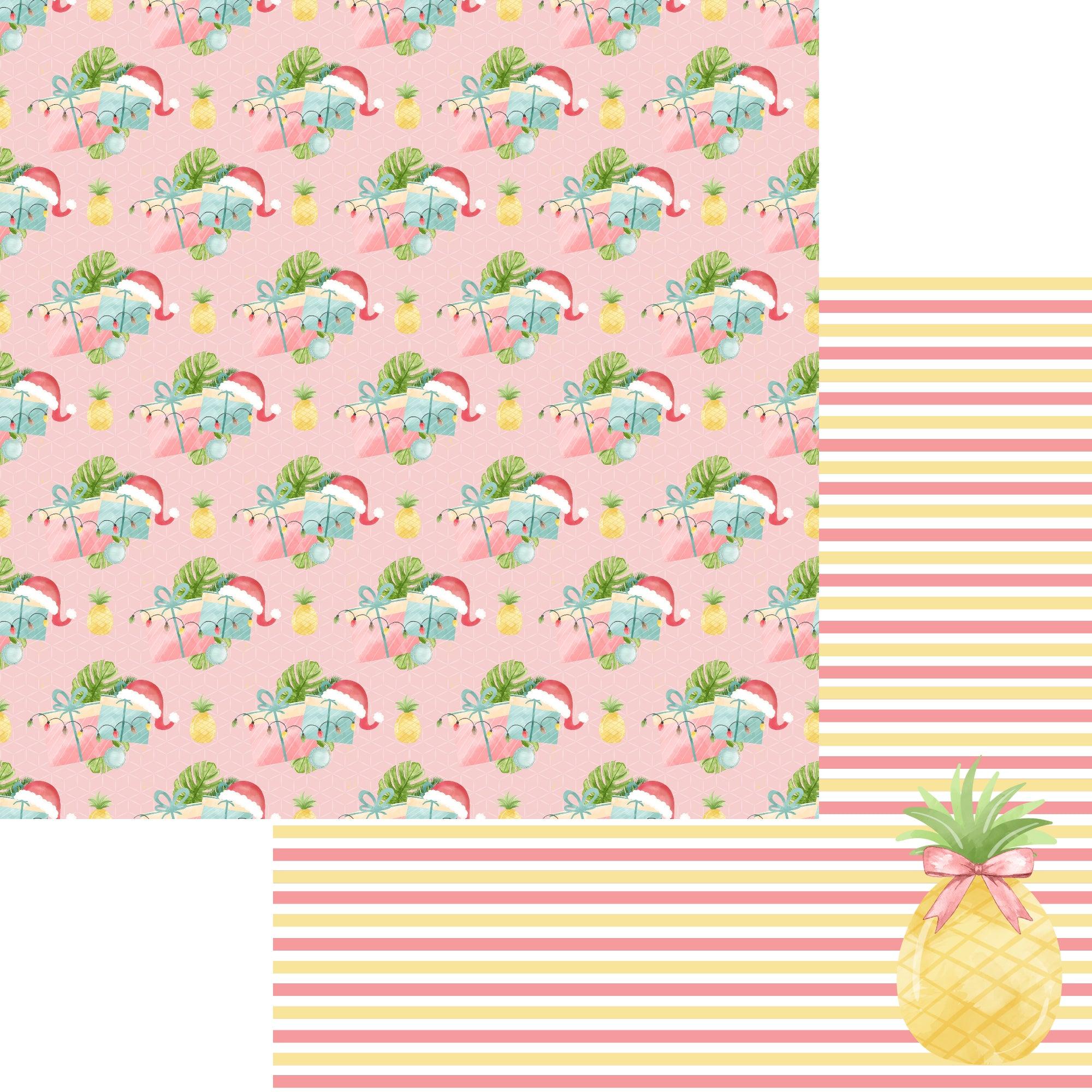 Flamingo Christmas Collection 12 x 12 Scrapbook Paper & Embellishment Kit by SSC Designs - Scrapbook Supply Companies