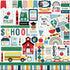 First Day of School Collection 12 x 12 Double-Sided Scrapbook Paper Kit & Sticker Sheet by Echo Park Paper - 13 Pieces - Scrapbook Supply Companies