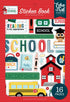 First Day of School Collection Sticker Book by Echo Park Paper - 16 pages - Scrapbook Supply Companies