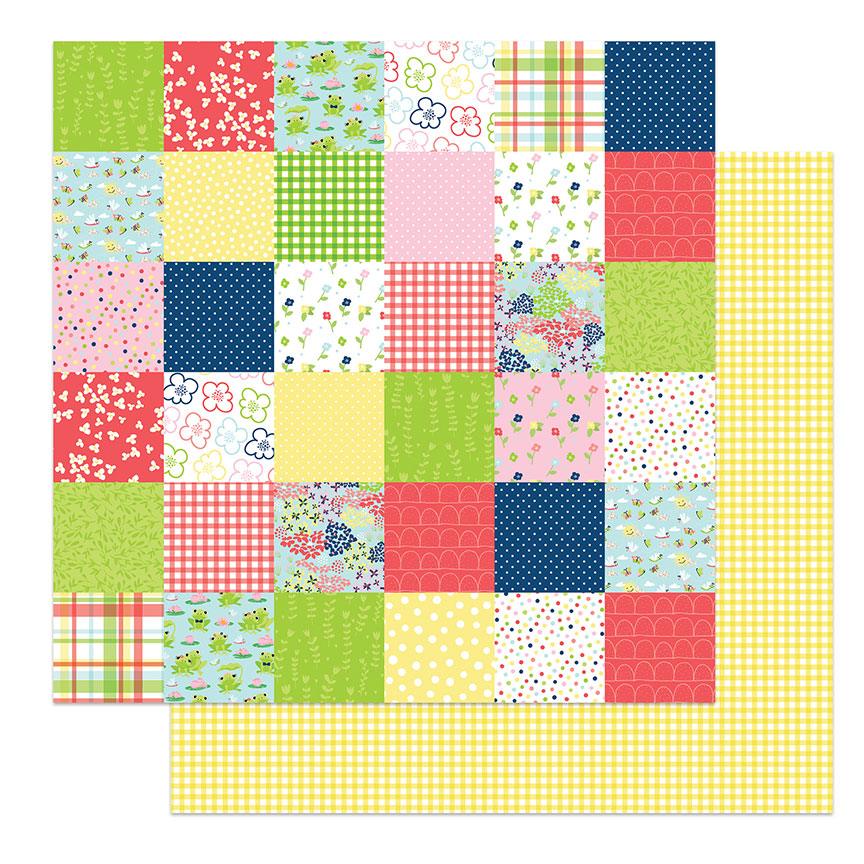 Fern & Willard Collection Little Bits 12 x 12 Double-Sided Scrapbook Paper by Photo Play Paper
