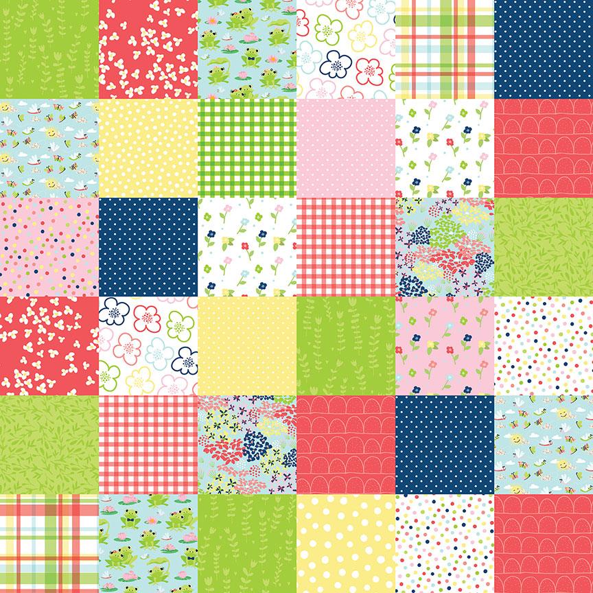 Fern & Willard Collection Little Bits 12 x 12 Double-Sided Scrapbook Paper by Photo Play Paper - Scrapbook Supply Companies