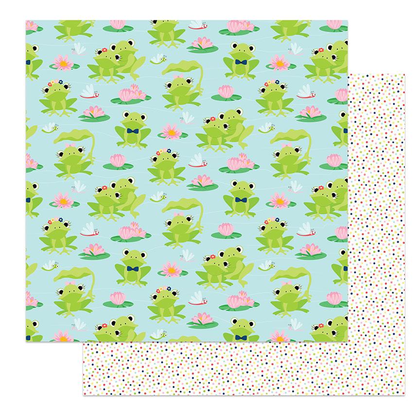 Fern & Willard Collection Lily Pond 12 x 12 Double-Sided Scrapbook Paper by Photo Play Paper - Scrapbook Supply Companies